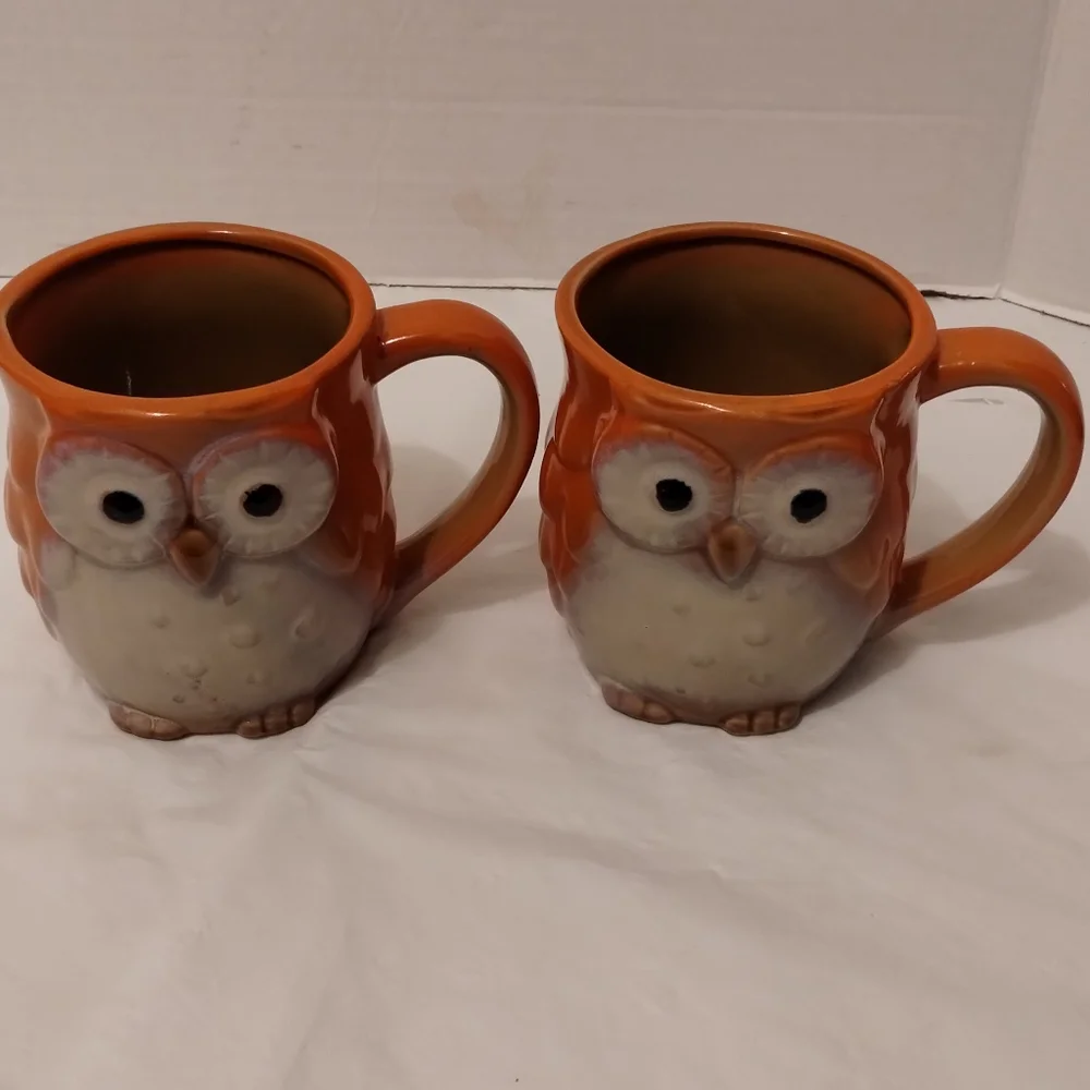 2 Owl Coffee Mugs